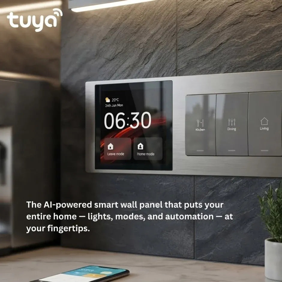 Tuya 4-Inch Smart Home Control Panel with Alexa & Zigbee Gateway - متجر نصر