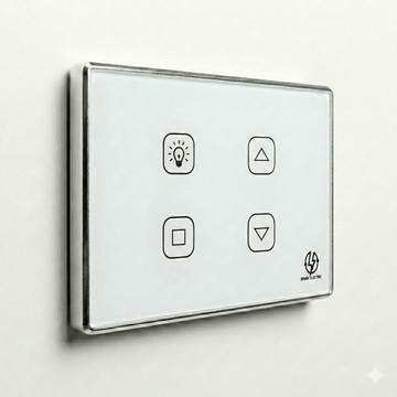 Tuya Smart Home Tuya Smart Deluxe Switch | 1 Light & 1 Curtain | Aluminum Frame | Spark Electric