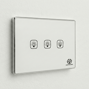 Tuya Smart Home Tuya Smart Deluxe Switch 10A | 3 Gang | Aluminum Frame | Spark Electric