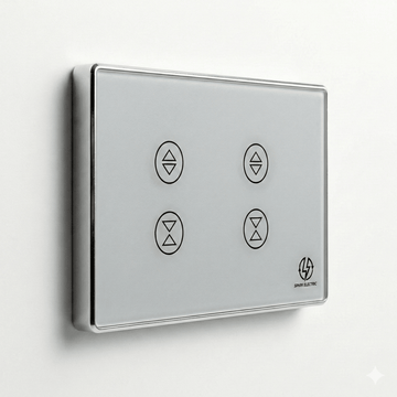 Tuya Smart Home Tuya Smart Deluxe Switch | 2 Curtain | Aluminum Frame | Spark Electric