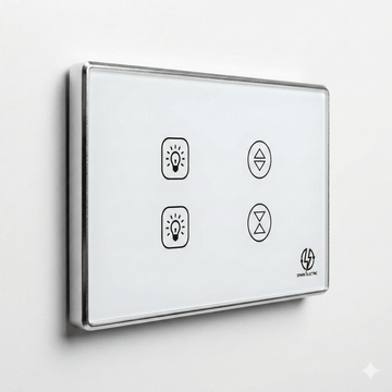 Tuya Smart Home Tuya Smart Deluxe Switch | 2 Light & 1 Curtain | Aluminum Frame | Spark Electric