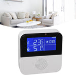 Tuya Smart Home Tuya Smart Thermometer with 2.9 Inch LCD Display Real Time Monitoring for Home Humidity Gauge