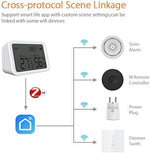Tuya Smart Home Tuya Smart Wireless Humidity Sensor Thermometer ,Hygrometer Temperature and Humidity Monitor