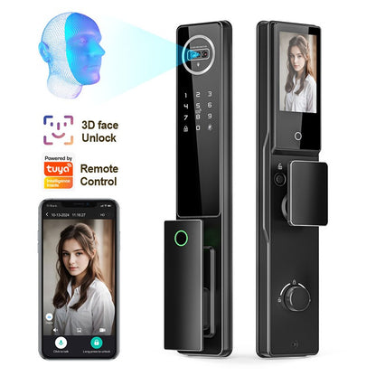 Smart Door Lock SE52x |Video Call | Self Open | Surveillance Cam (Tri Lock) متجر نصر