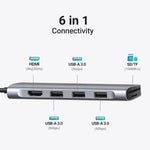 UGREEN Accessories UGREEN 6 in 1 Multifunction Adapter | 20956a