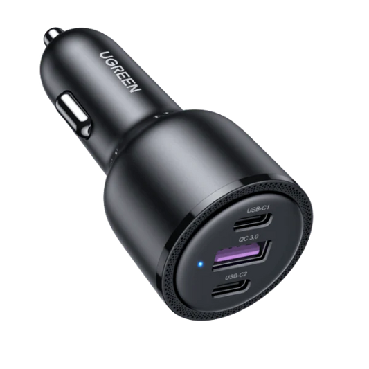 Ugreen 69W USB C Car Charger PD 65W&PD 20W&SCP 22.5W/QC 18W Type C Fast Charging/20467