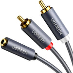 UGREEN Accessories 0.25Meter #10561 UGREEN Audio Mini Jack Cable 3.5mm (female) - 2RCA (male) /AV102