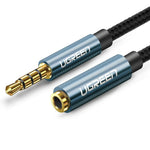 UGREEN Accessories 0.5 Meter #40672 UGREEN 3.5mm Male to 3.5mm Female Extension Braid 0.5m - 2m (Black)/AV118
