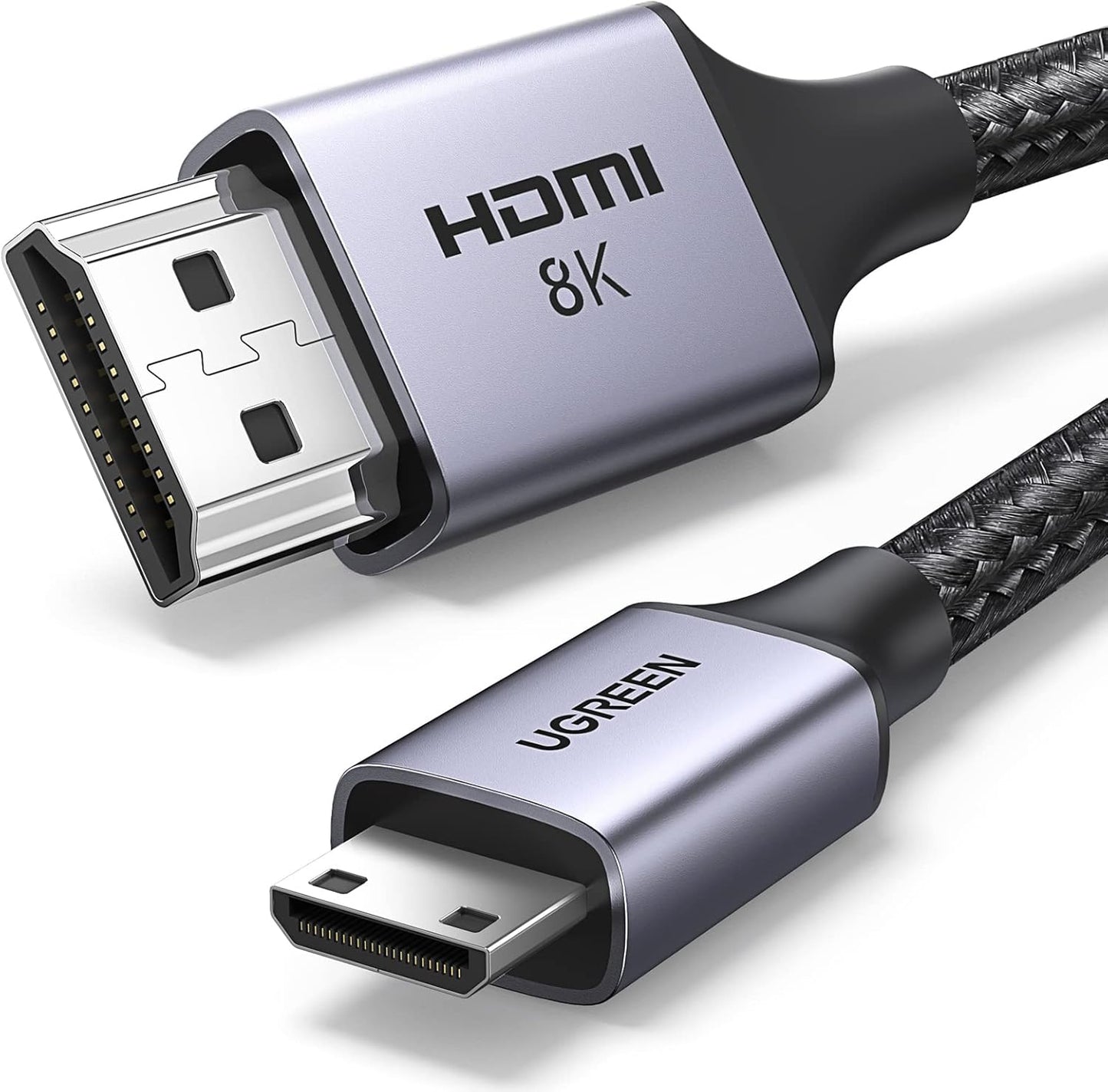 كابل HDMI صغير إلى HDMI بدقة 8K من UGREEN / HD163 - متجر نصر