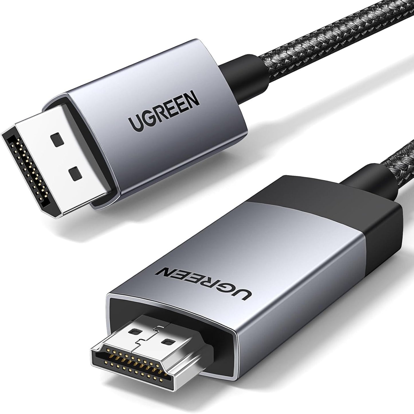 كابل UGREEN أحادي الاتجاه من منفذ العرض إلى HDMI بدقة 4K ومعدل تحديث 60 هرتز / DP119 - متجر نصر