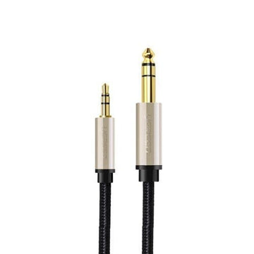 UGREEN Accessories 1Meter #10625 UGREEN Audio TRS Cable Mini Jack 3.5mm / Jack 6.35mm - Gray / AV127