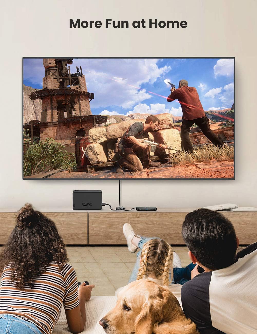 80126/ UGREEN محول HDMI 4K@60Hz 2 في 1 مخرج HDMI 2.0 يدعم سرعة عالية تبلغ 18 جيجابت في الثانية، ثلاثي الأبعاد، HDR، HDCP 2.2 - متجر نصر