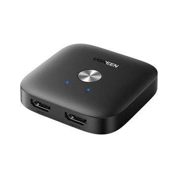 UGREEN Accessories 80126/ UGREEN HDMI Switch 4K@60Hz 2 IN 1 Out HDMI 2.0 Switcher Supports 18Gbps High Speed, 3D, HDR, HDCP 2.2