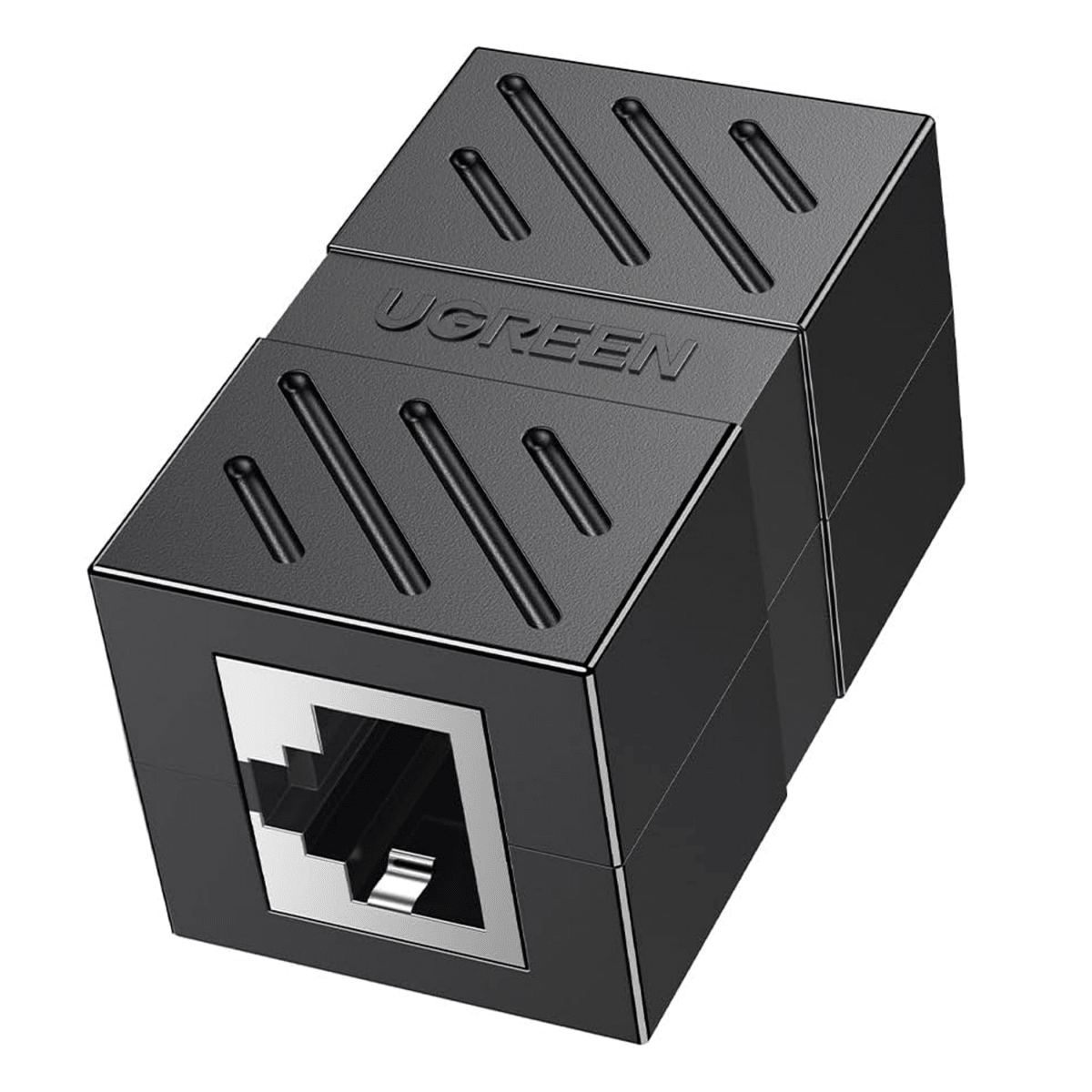 UGREEN RJ45 Network Keystone Jack Inline Coupler Female to Female 1pcs - NW114 - متجر نصر