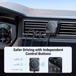 UGREEN Accessories Black #35002 UGREEN-C Aux Bluetooth 5.4 Car Adapter with Hands-free Calls Black | CM723
