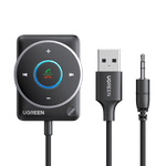 UGREEN Accessories Black #35002 UGREEN-C Aux Bluetooth 5.4 Car Adapter with Hands-free Calls Black | CM723