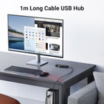 UGREEN Accessories Black #35574 UGREEN-C 4-Port USB 3.0 Hub 5Gbps Ultra-Slim with 1m Cable Black | CM219