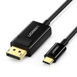 UGREEN Accessories Black #50994 UGREEN 1.5M USB Type C Male To DisplayPort Female Cable 4k /MM139