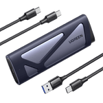 UGREEN Accessories Gray #15813 UGREEN-C M.2 NVMe & SATA SSD Enclosure 10Gbps USB 3.2 Gen 2 Gray | CM767