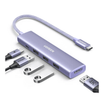 UGREEN Accessories Purple #35581 UGREEN Revodok 5-in-1 USB C Hub (PD 100W, 4K@30Hz) - Multicolor | CM478