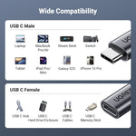 UGREEN Accessories UGREEN 100W USB C Extension Cable 10Gbps 4K 60Hz, Male to Female Black 1M | 45191
