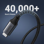 UGREEN Accessories UGREEN 100W USB C Extension Cable 10Gbps 4K 60Hz, Male to Female Black 1M | 45191