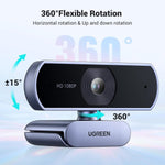 UGREEN Accessories UGREEN 1080P Webcam with Microphone, Full HD USB Web Camera /15728
