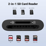 UGREEN Accessories UGREEN 2-IN-1 USB-C Card Reader SD/MicroSD-Multicolor/ CM265