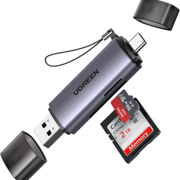UGREEN Accessories UGREEN 2-in-1 USB C OTG SD/ Micro SD Card Reader / 50706