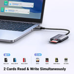 UGREEN Accessories UGREEN 2 in 1 USB SD Card Reader /80887