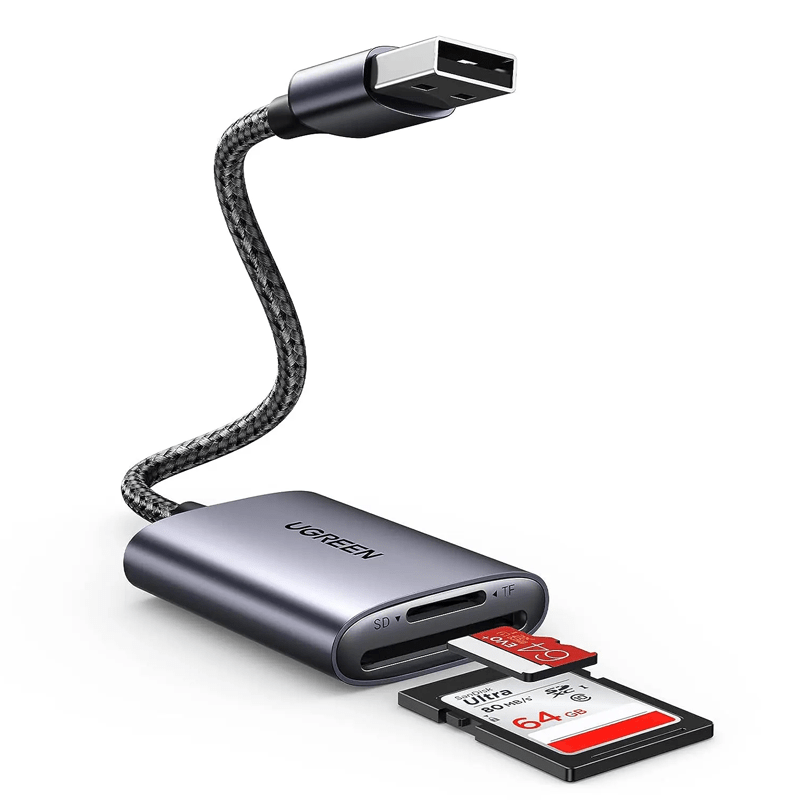 قارئ بطاقات USB SD 2 في 1 من UGREEN /80887 - متجر نصر