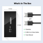 UGREEN Accessories UGREEN 2 In 4 Out USB 2.0 Sharing Switch Box | 30767