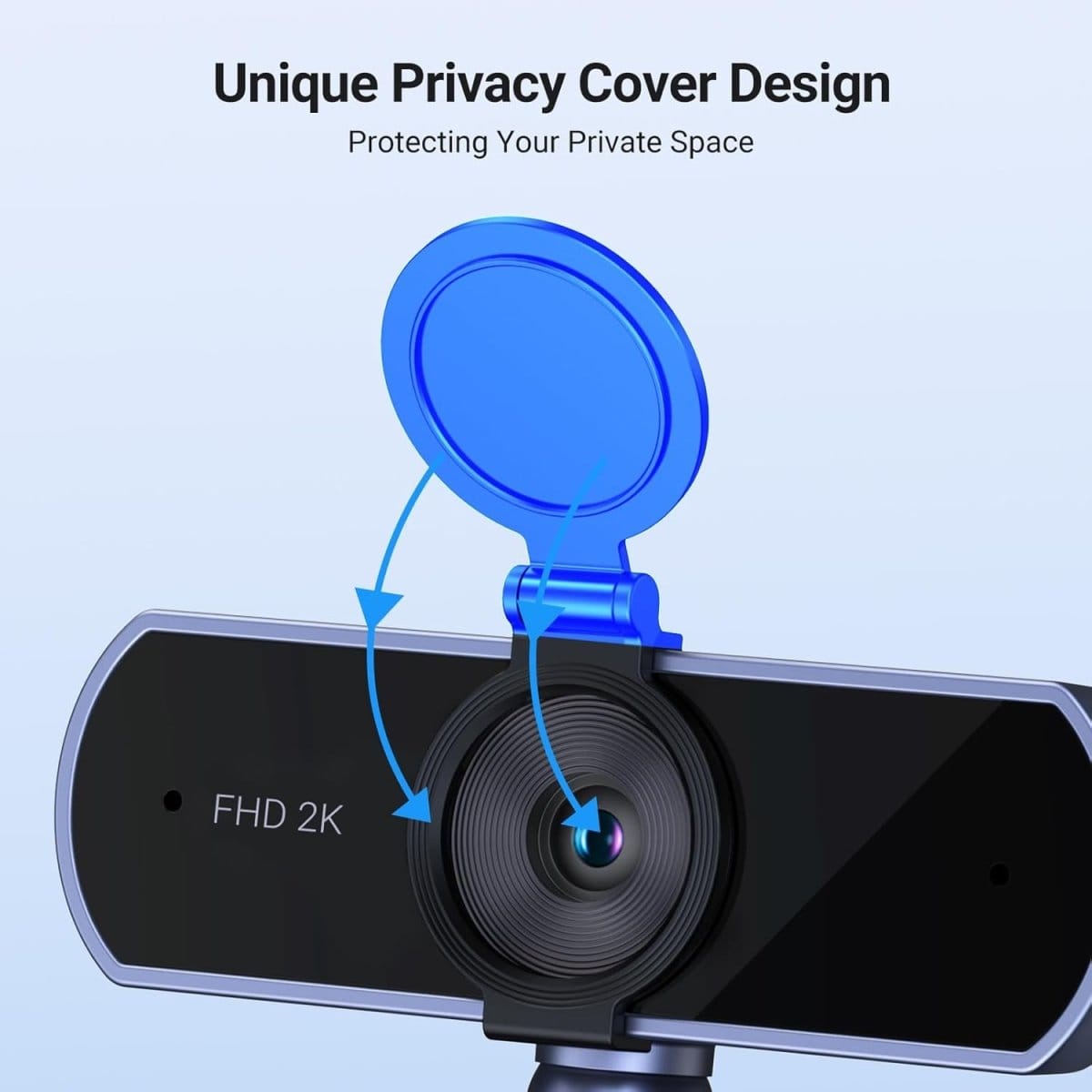 UGREEN 2K Webcam, Full HD 1080P Webcam for PC, Web Camera with Autofocus/25442 - متجر نصر