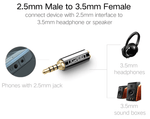 UGREEN Accessories UGREEN 3.5mm Male to 2.5mm Female Adapter / 20502