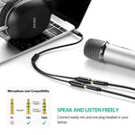 UGREEN Accessories Ugreen 3.5mm Male to 2 Female Audio Cable ABS Case Splitter for Mic / AV141