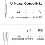 UGREEN Accessories UGREEN 3.5mm male to 2 Female Audio Cable Aluminum Case (Black) /30619