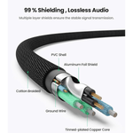 UGREEN Accessories UGREEN 3.5mm Male to 2 Male RCA Stereo Audio Adapter Braided Copper Case AUX Cable /AV170