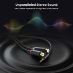 UGREEN Accessories UGREEN 3.5mm Male to 2 RCA Female Cable (25cm) / 10547