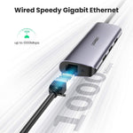 UGREEN Accessories UGREEN 3-in-1 USB-C Hub with 3 USB 3.0 Ports and Gigabit Ethernet Adapter | 60718