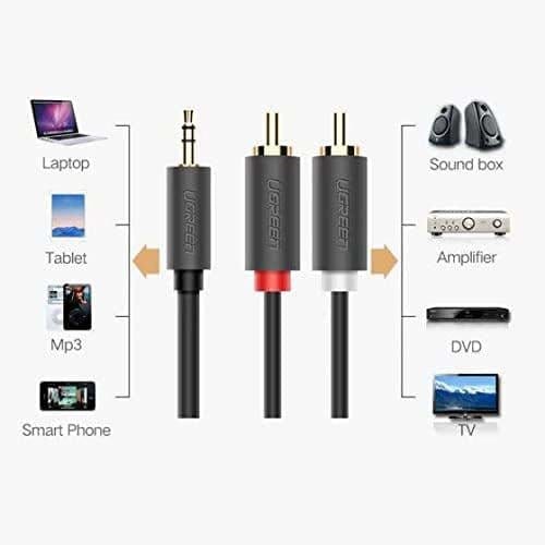 UGREEN 3.mm Male to RCA Male Cable /AV102 - متجر نصر