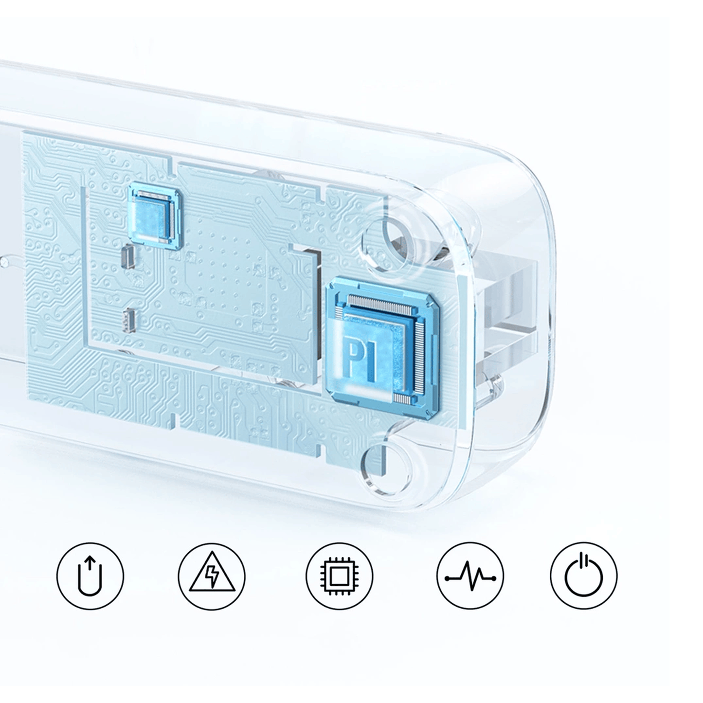 UGREEN 30W 3 AC Power Strip with Master Switch (2A1C) DE | 25357 - متجر نصر