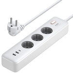 UGREEN Accessories UGREEN 30W 3 AC Power Strip with Master Switch (2A1C) DE | 25357