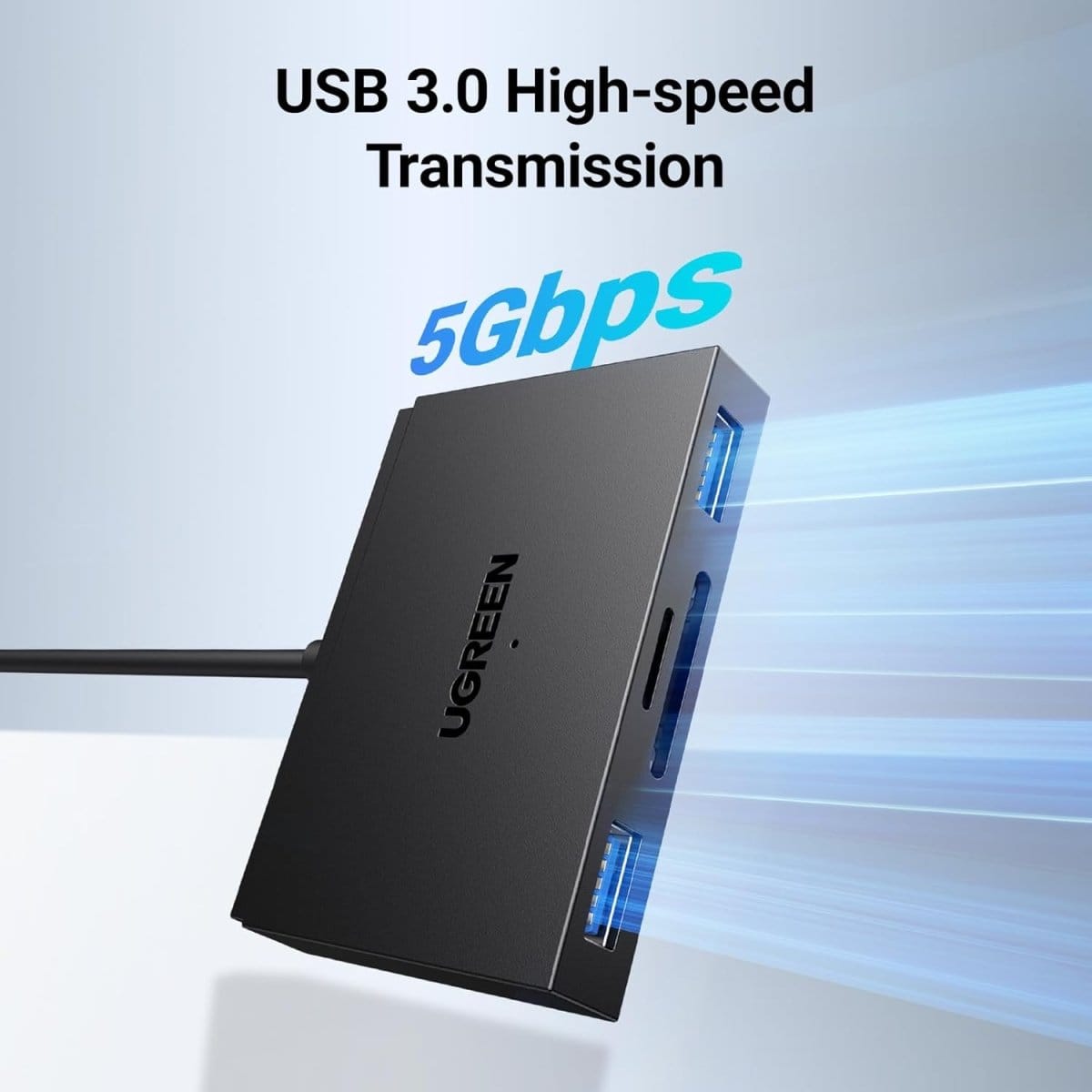 UGREEN 4-in-1 Card Reader 5Gbps Type-C + USB / 45167 - متجر نصر