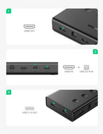 UGREEN Accessories UGREEN 4 In 1 Out HDMI KVM Switch / 70439