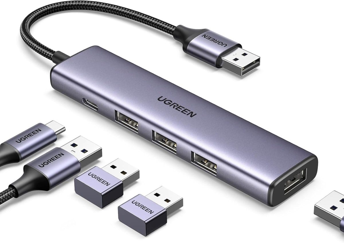 موزع يوجرين 4 في 1 USB 3.0 / 20805 - متجر نصر