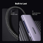 UGREEN Accessories UGreen 4 in 1 USB-C Card Reader High Speed (SD , TF , CF , MS ) / 15307