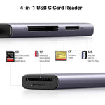 UGREEN Accessories UGreen 4 in 1 USB-C Card Reader High Speed (SD , TF , CF , MS ) / 15307