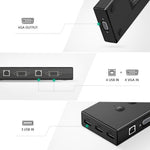 UGREEN Accessories UGREEN 4-Port USB KVM Switch Box | 50280