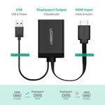 UGREEN Accessories UGREEN 40238 HDMI TO DISPLAYPORT CONVERTER 4K2K 30HZ,1080P 120HZ