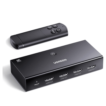 UGREEN Accessories UGREEN 4K@60Hz HDMI Switch - 3 in 1 Out with Remote / 15376